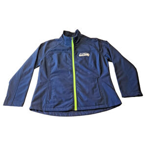 Seattle Seahawks NFL Team GIII Apparel Weather Resist Lined Jacket/Coat Women XL